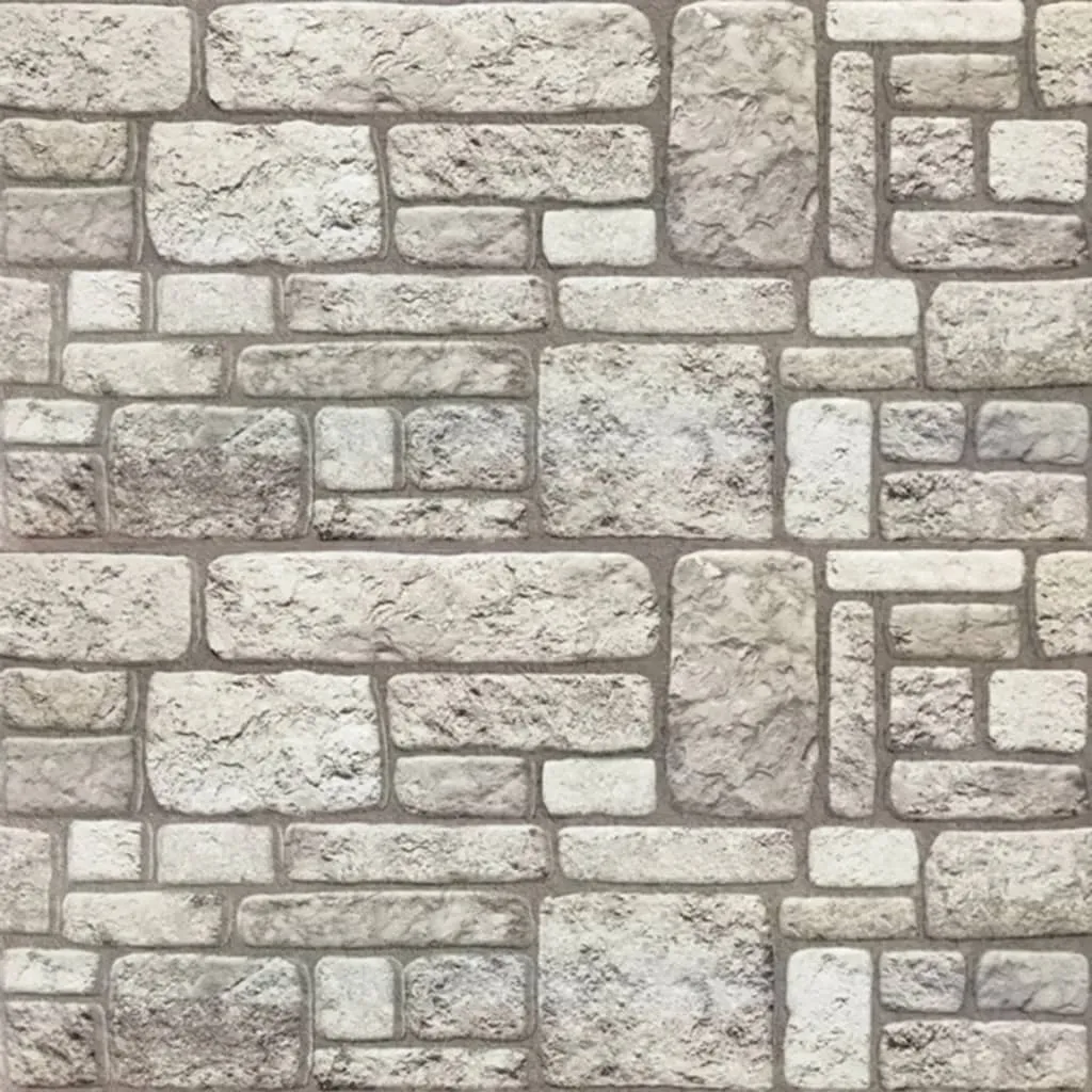 3D Wall Panels with Grey Brick Design 11 pcs EPS