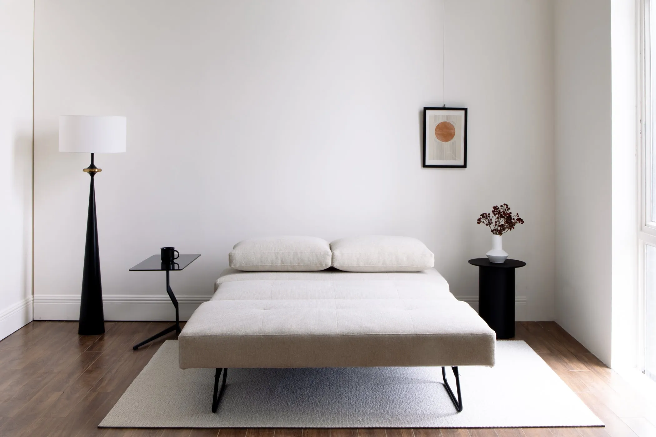 Bamton Armless Sofa Bed