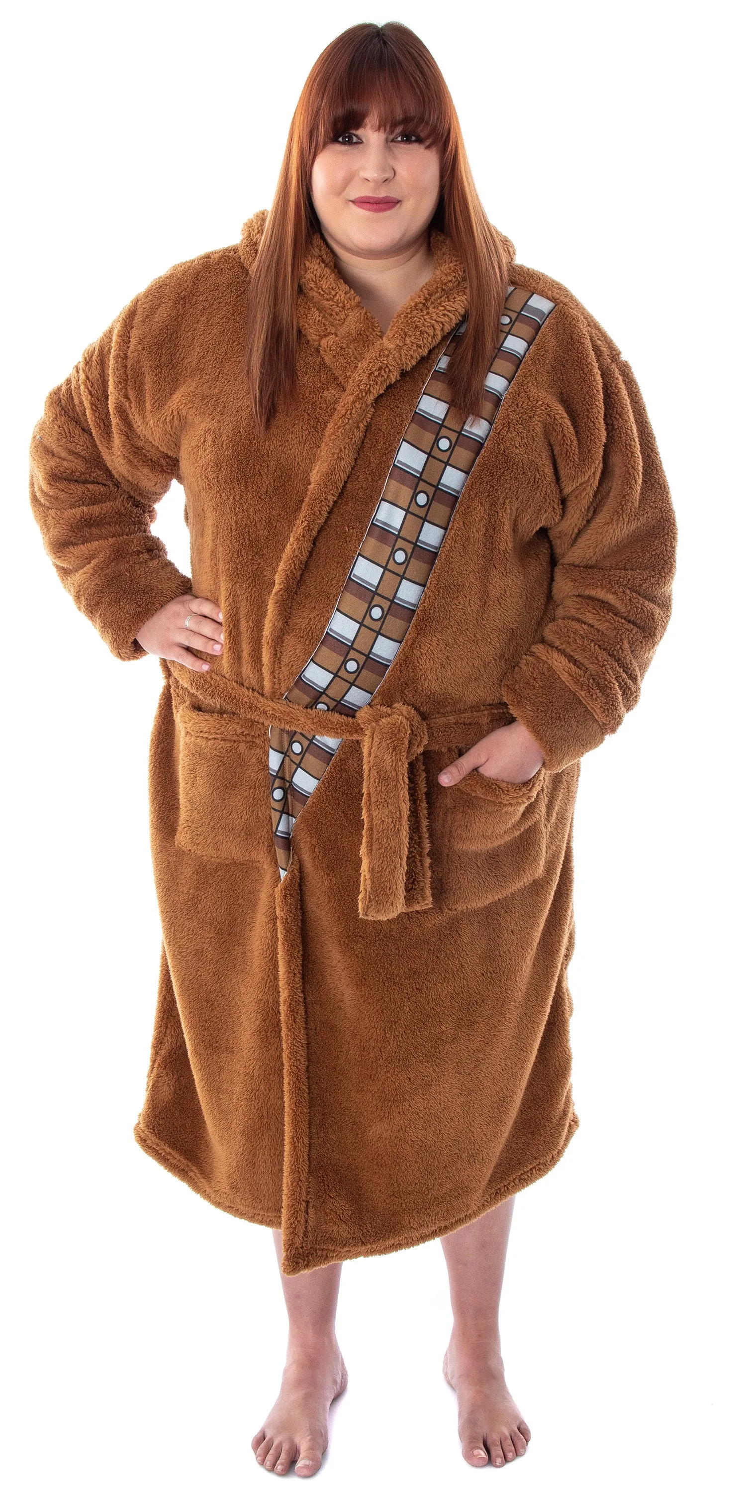 Big and Tall Chewbacca Costume Robe Star Wars Adult Plush