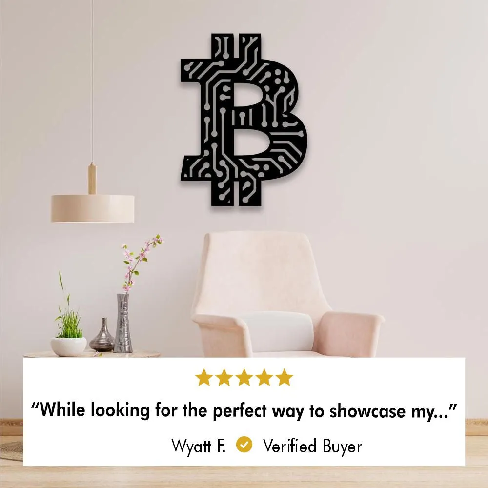 Bitcoin, Crypto Coin Wall Art