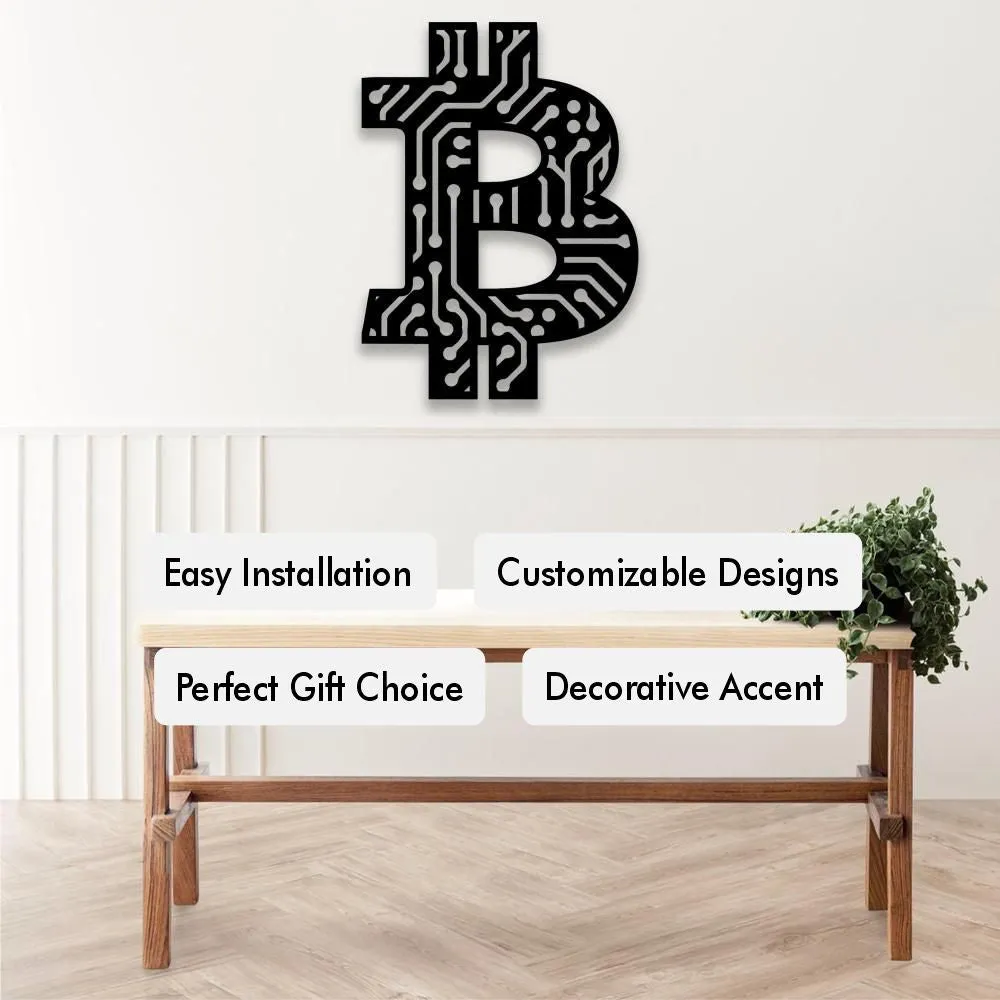 Bitcoin, Crypto Coin Wall Art