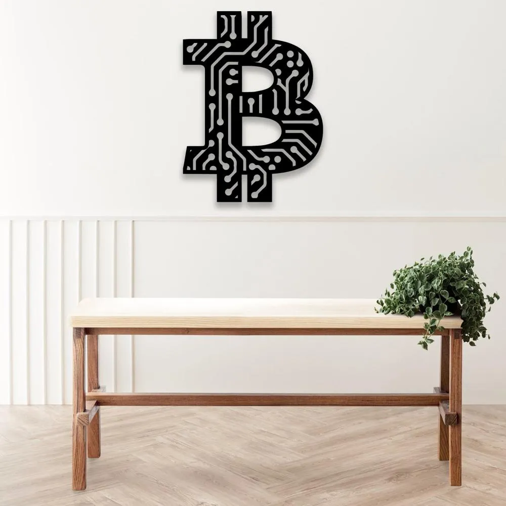 Bitcoin, Crypto Coin Wall Art