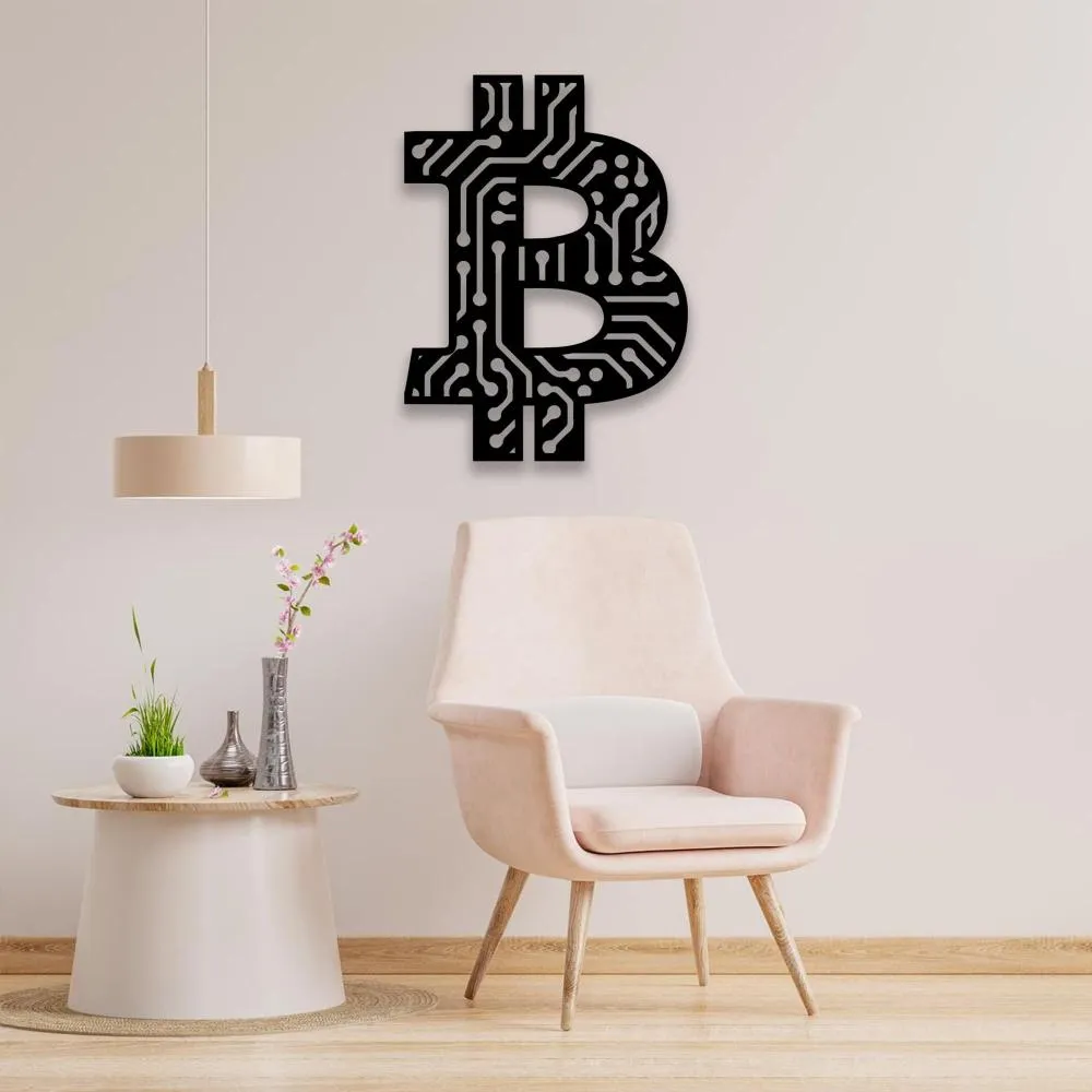 Bitcoin, Crypto Coin Wall Art