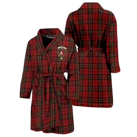 Brodie Tartan Bathrobe with Family Crest