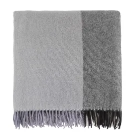 Caracas Merino Blanket [Black/Grey/Cream]