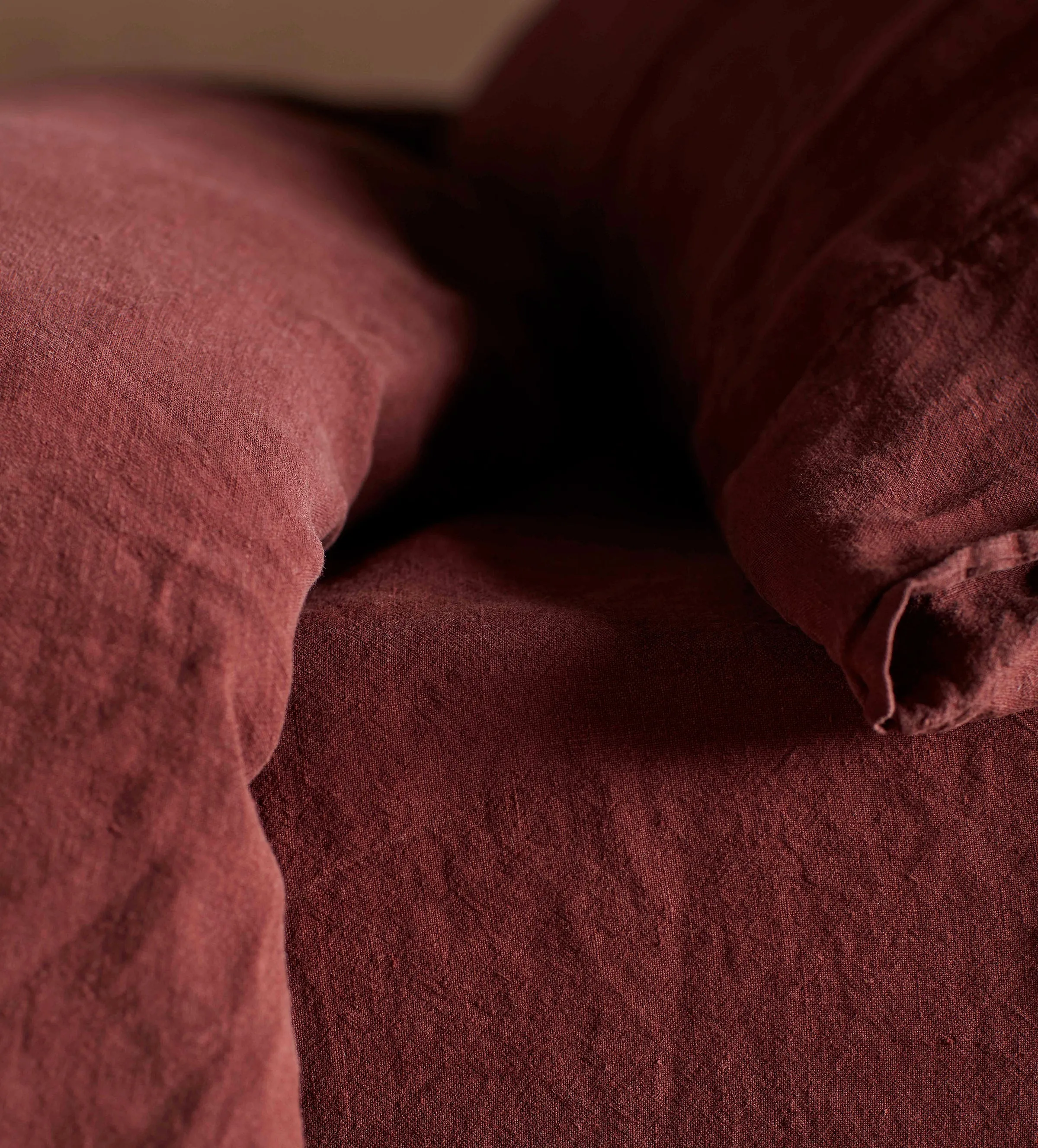 Conker 100% Linen Bed Linen