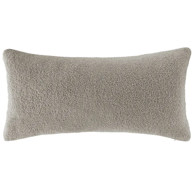 Dove Grey Boucle Cushion 80x40cm