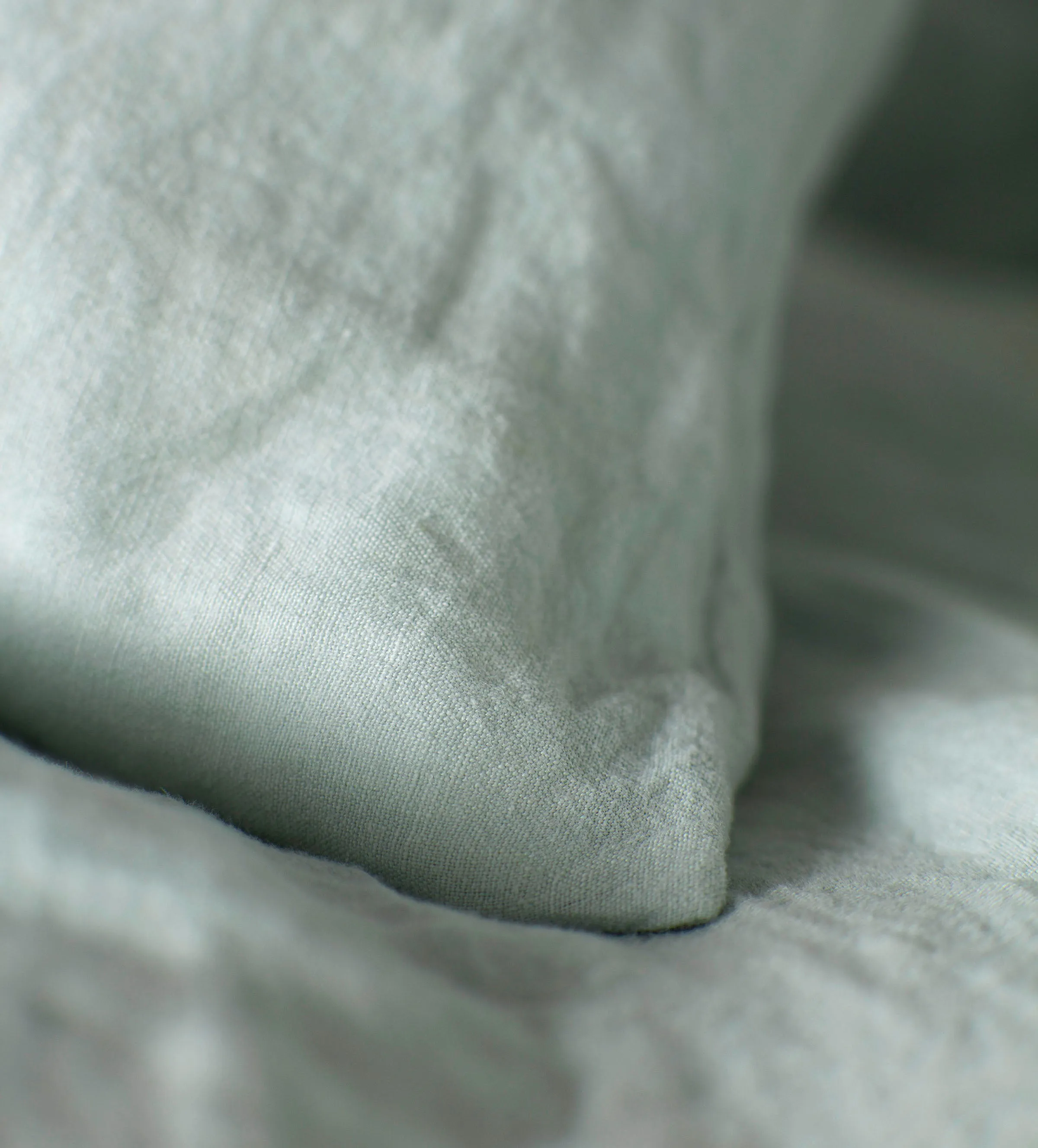 Duck Egg 100% Linen Duvet Cover