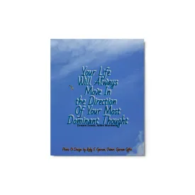 GG - Metal print - Blue Sky with Bird - Your Life