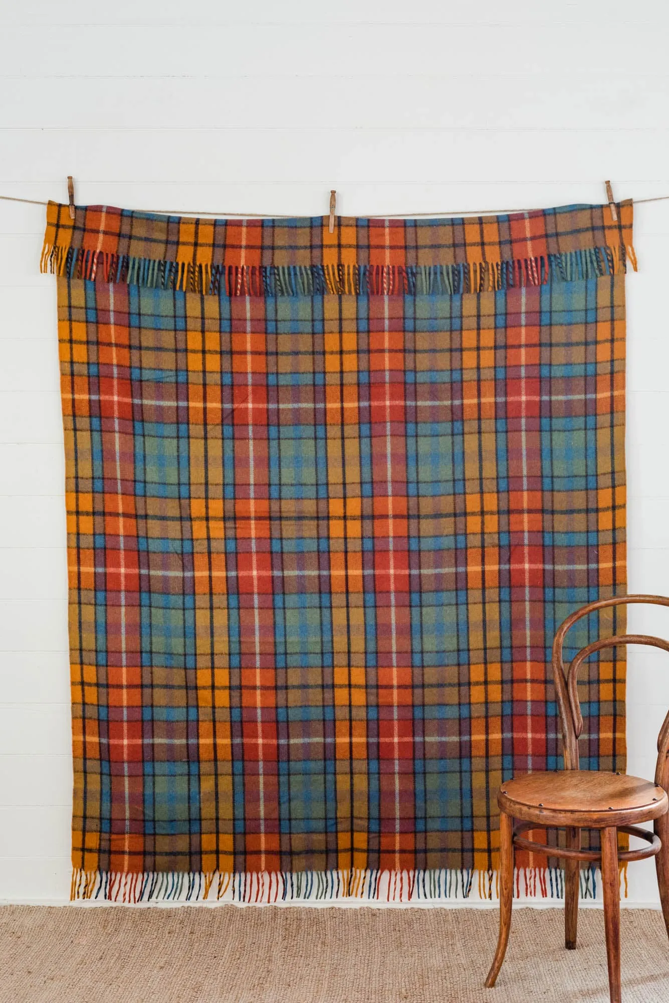 Heritage Collection | Recycled Wool Tartan Blankets | Autumn