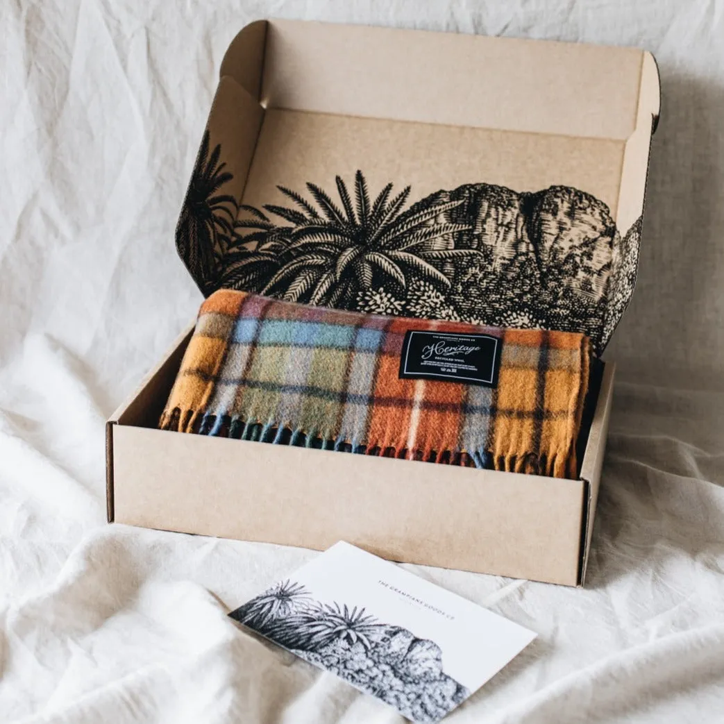 Heritage Collection | Recycled Wool Tartan Blankets | Autumn