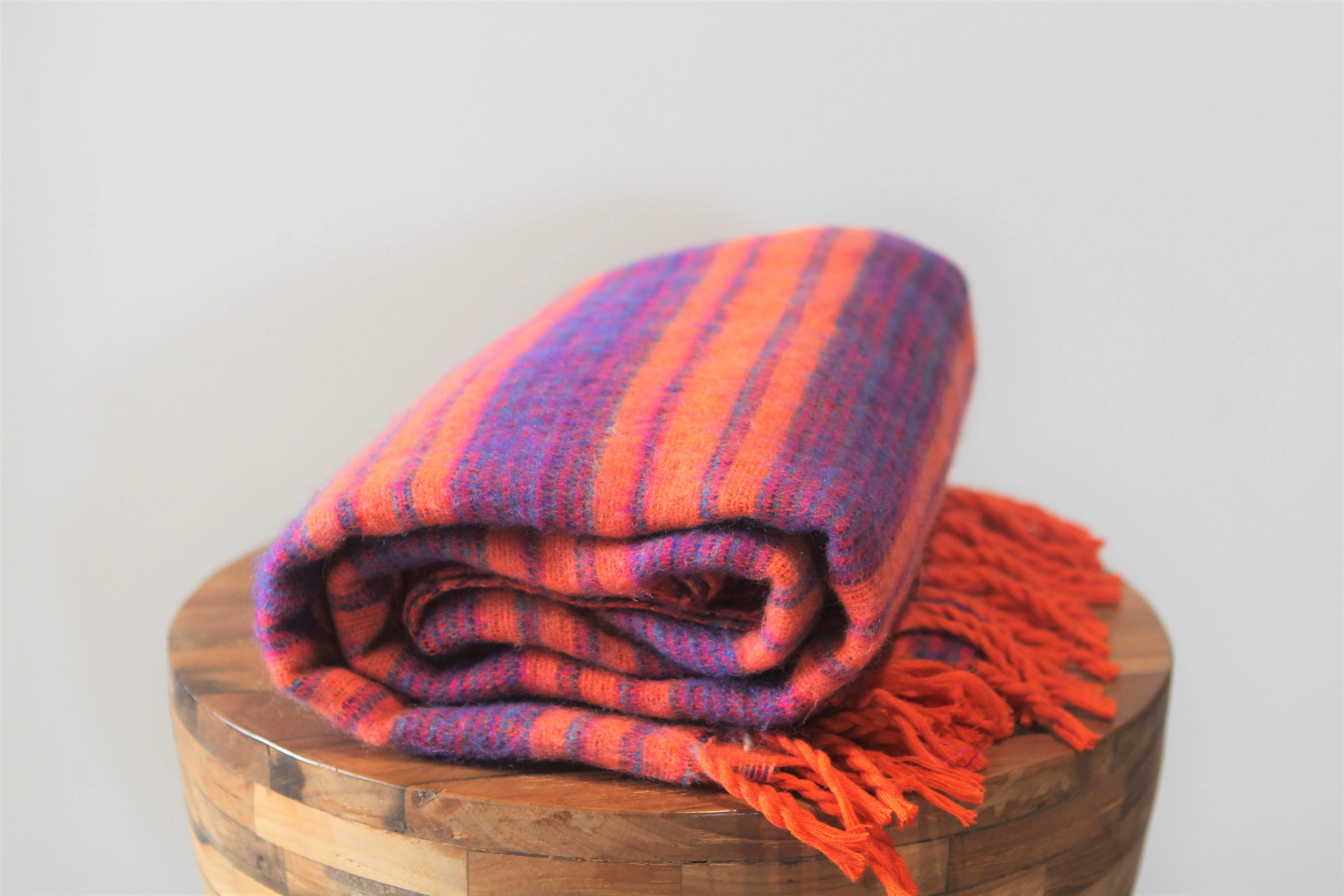 Himalayan Yak Blanket - Orange