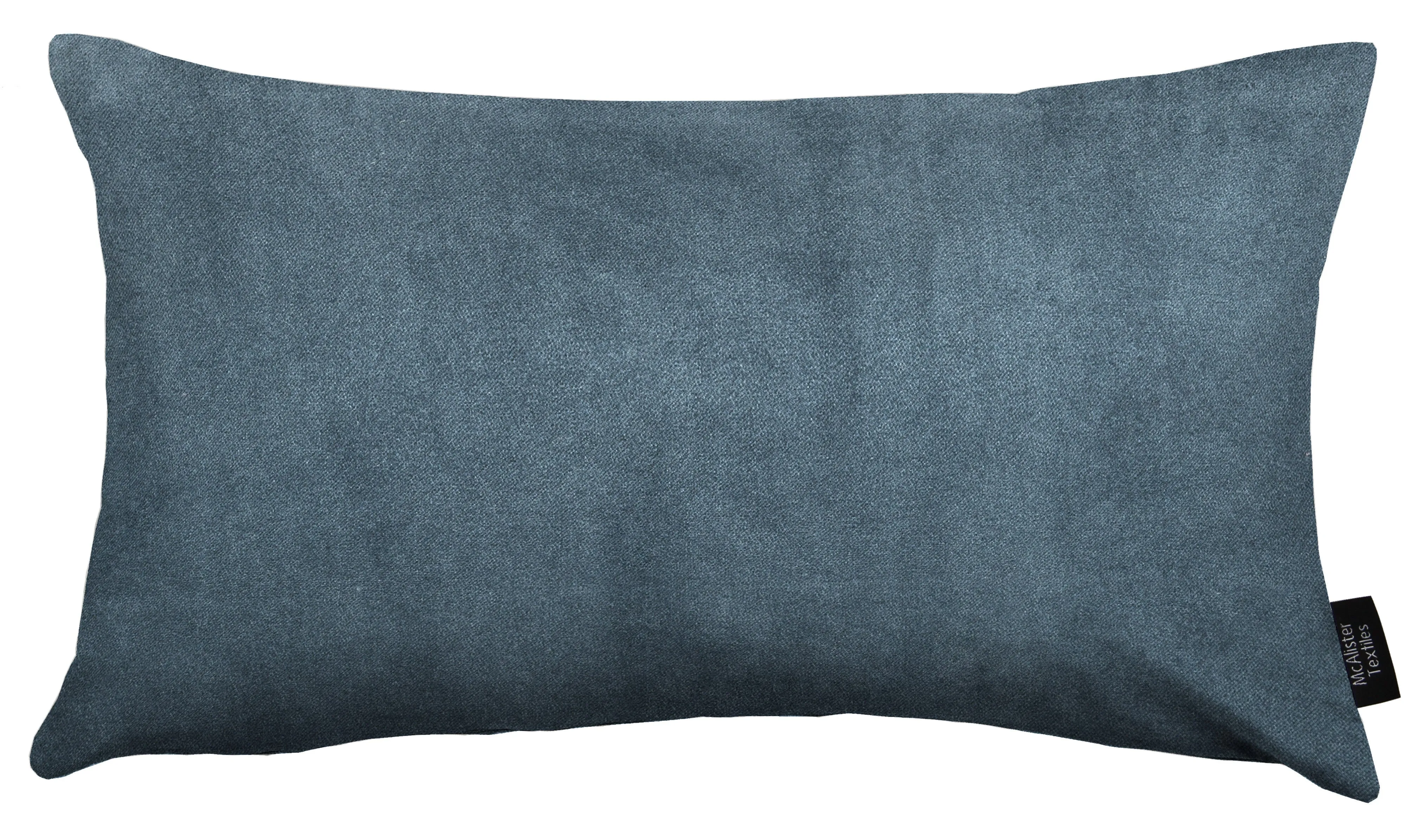 Matt Petrol Blue Velvet Modern Look Plain Cushion