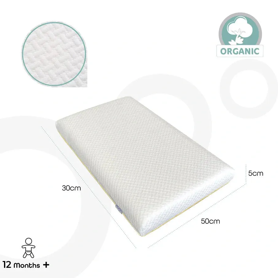 Moon Organic First Baby Pillow (White)