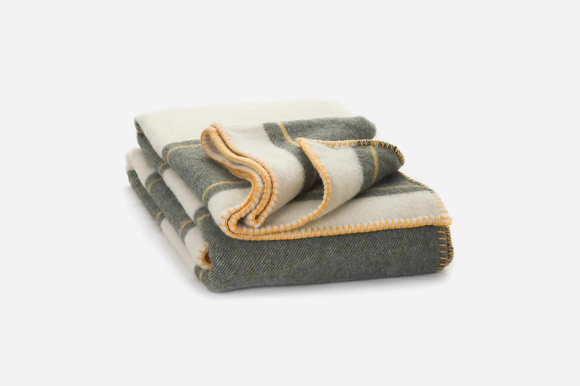 Moss Lacken Irish Wool Bed Blanket