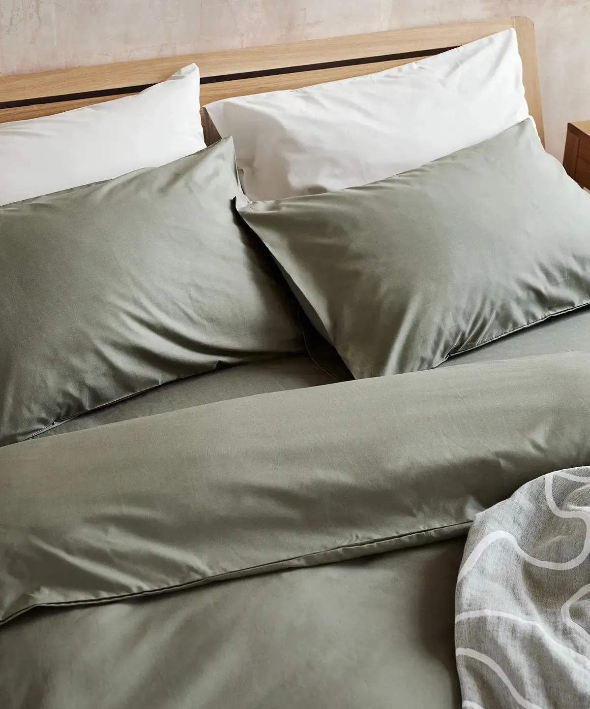 Moss Tencel Cotton Duvet Cover