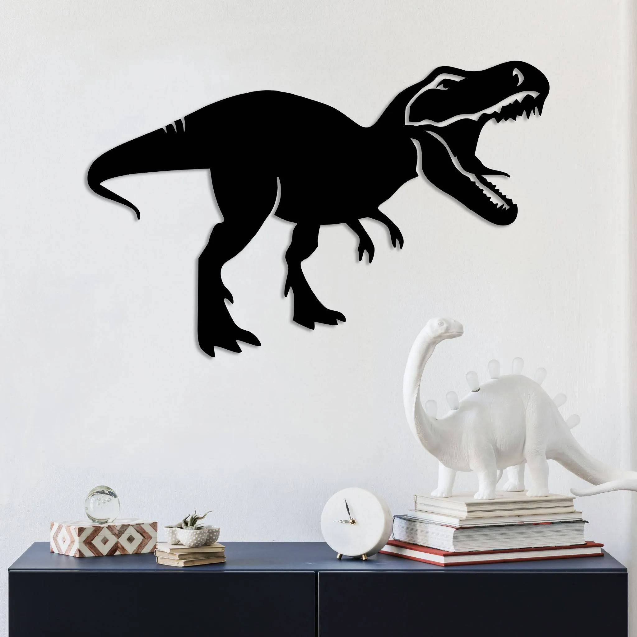 T Rex Dinosaur - Metal Wall Art