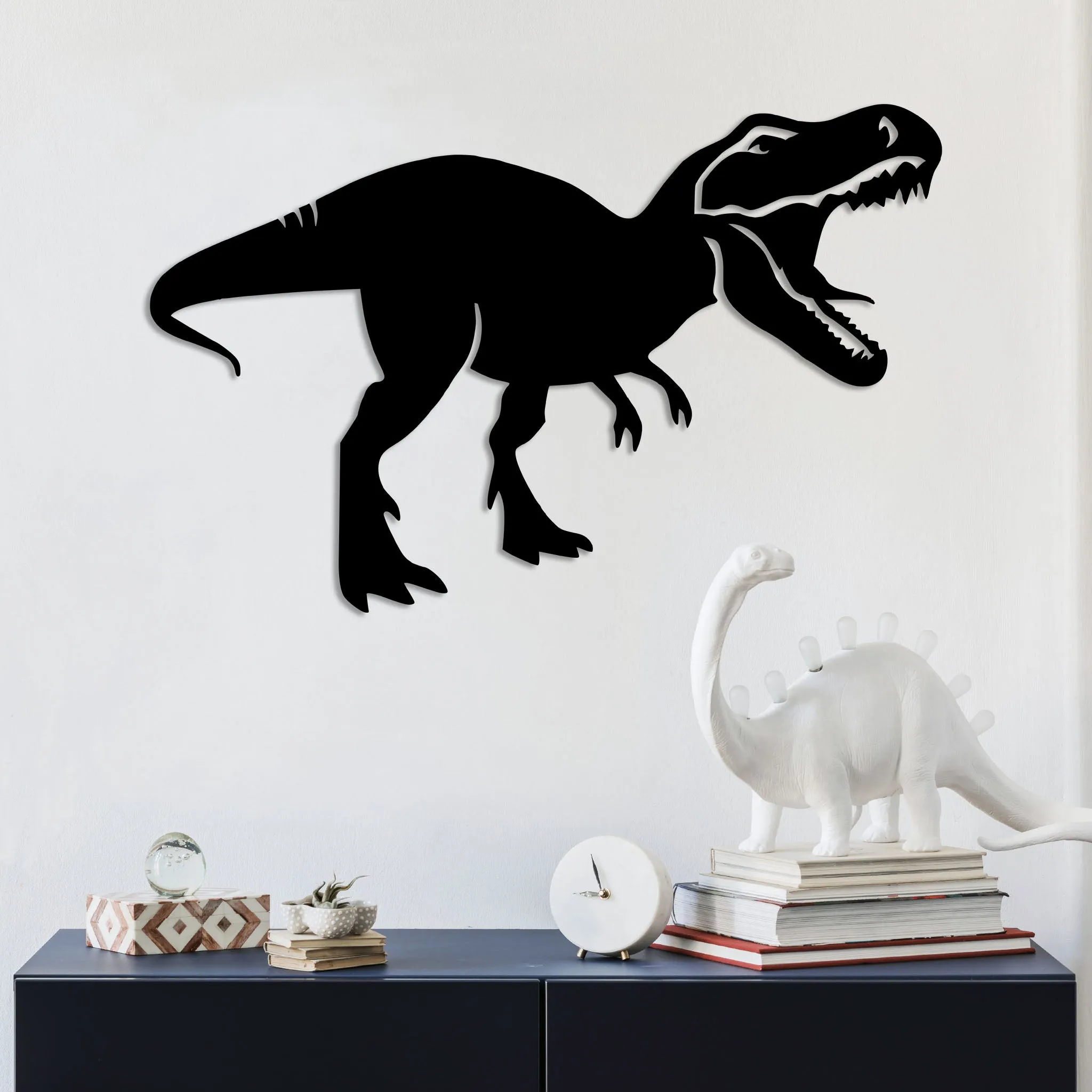 T Rex Dinosaur - Metal Wall Art