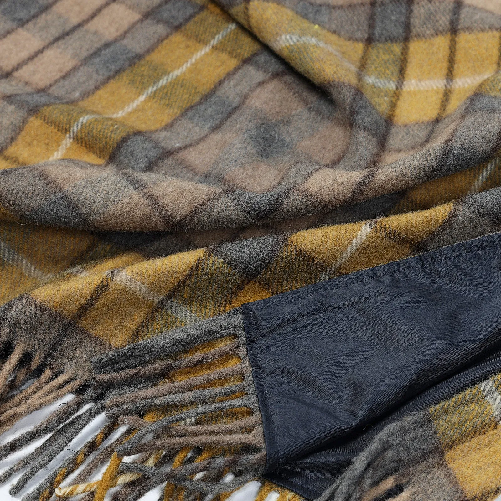 Tartan Picnic Blanket Buchanan Natural