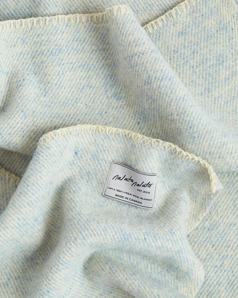 Wool Throw Blanket - "Afternoon" (OUT OF STOCK)